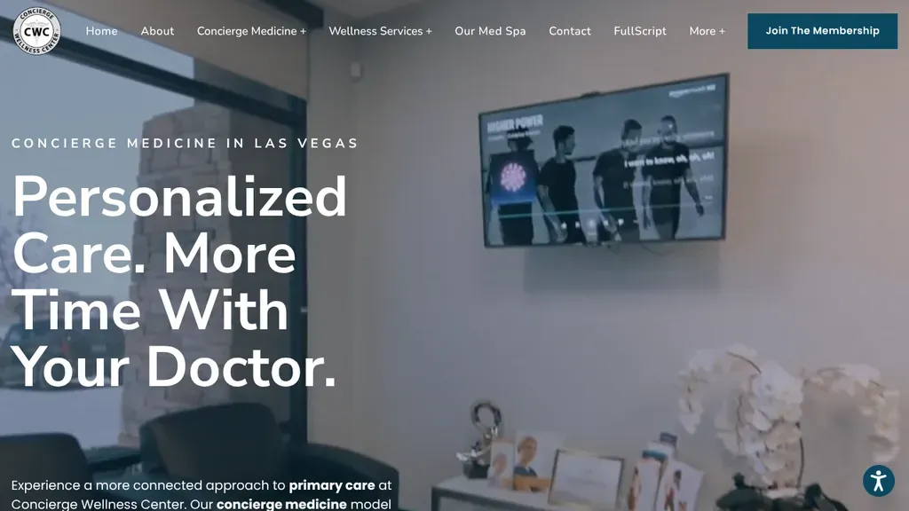 Concierge Wellness & Aesthetics sitio web