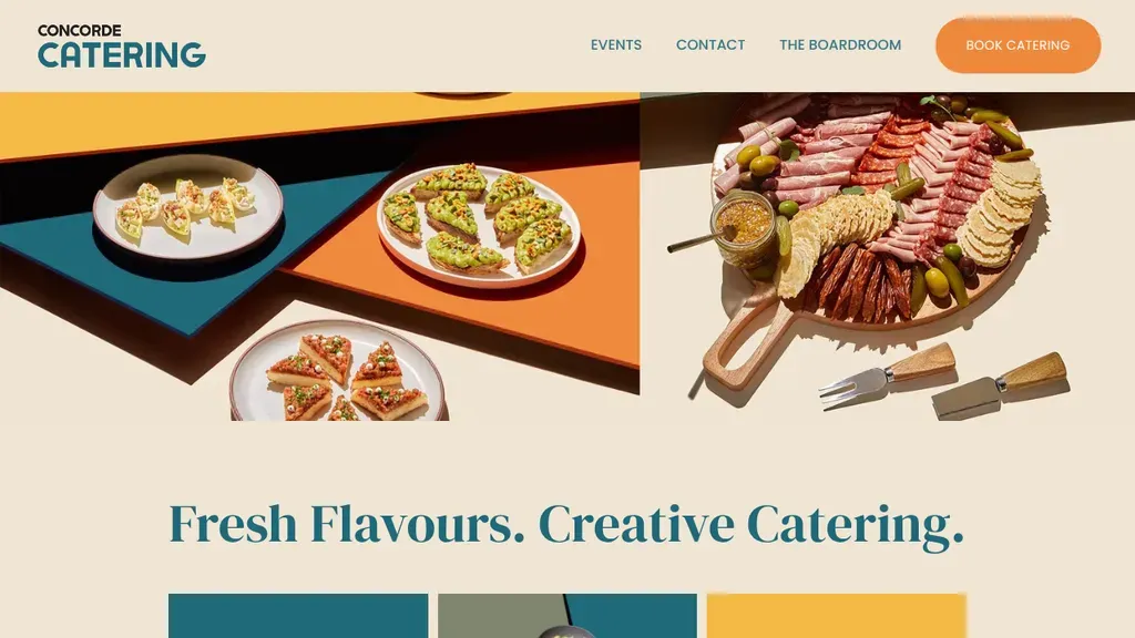 Concorde Catering sitio web