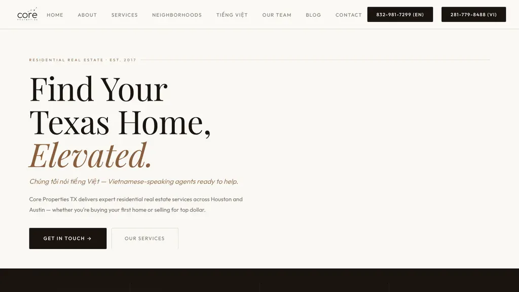 Core Properties website