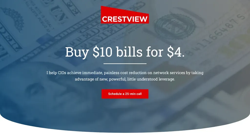 Crestview Communications sitio web