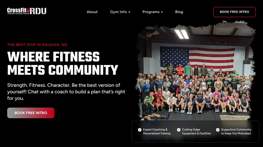 CrossFit RDU sitio web