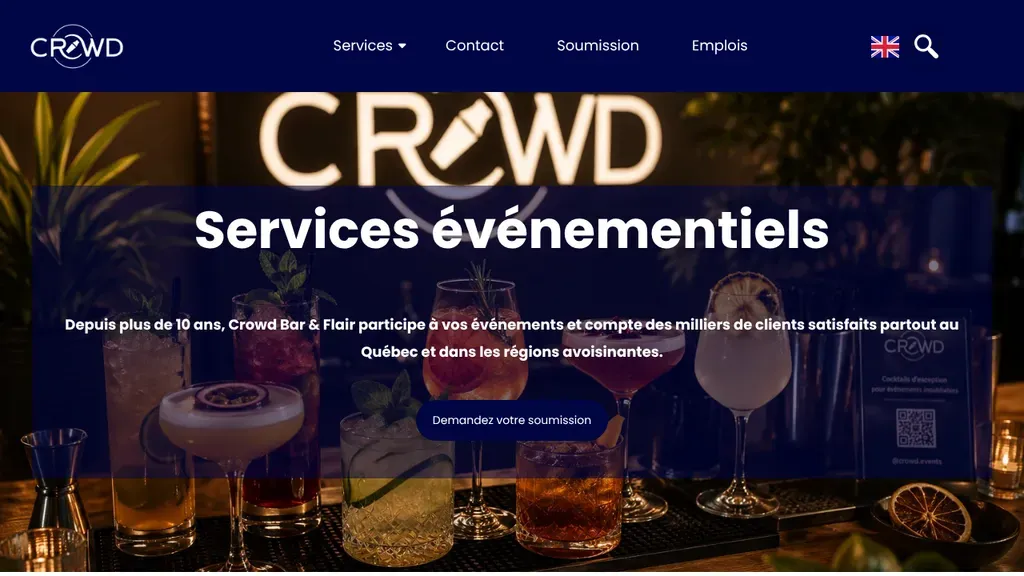 Crowd Divertissement sitio web