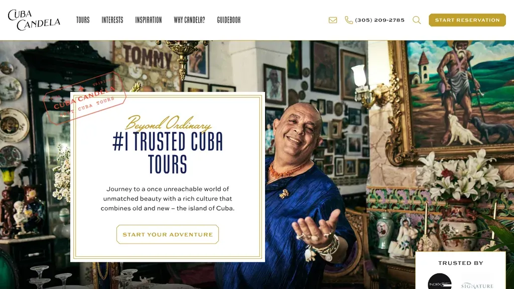Cuba Candela sitio web