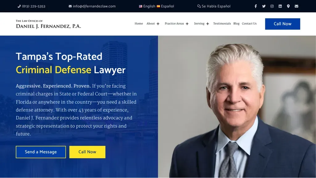 Daniel J. Fernandez, P.A sitio web