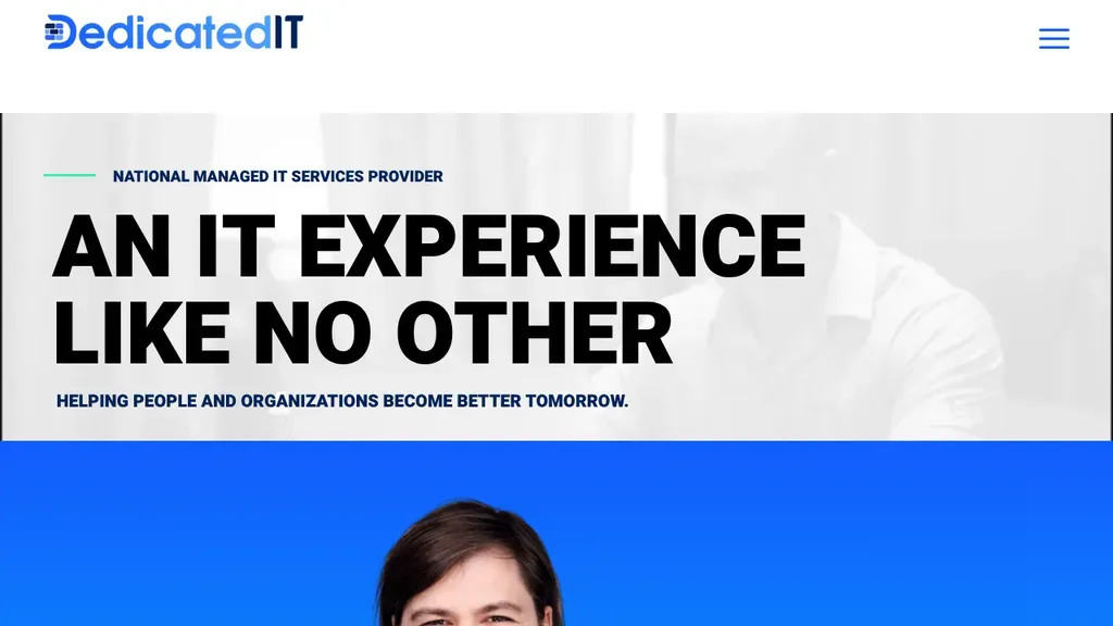 Dedicated IT sitio web