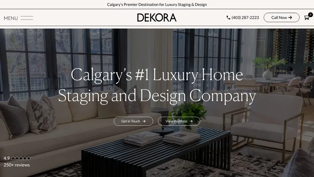 DEKORA sitio web