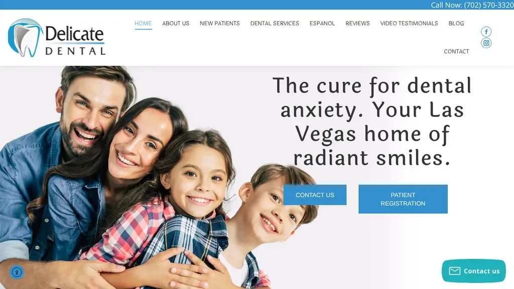 Delicate Dental sitio web
