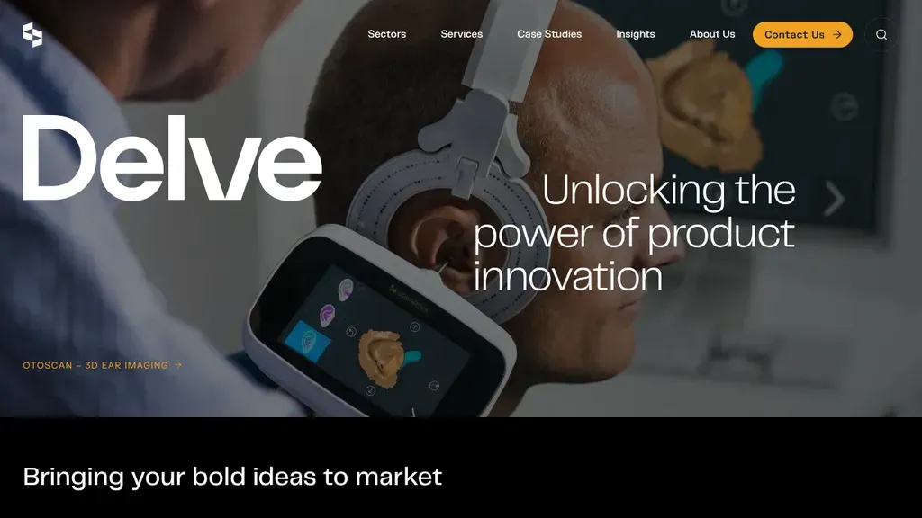 Delve sitio web