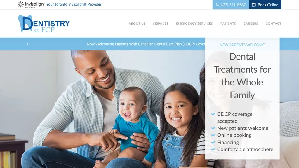 Dentistry at FCP sitio web
