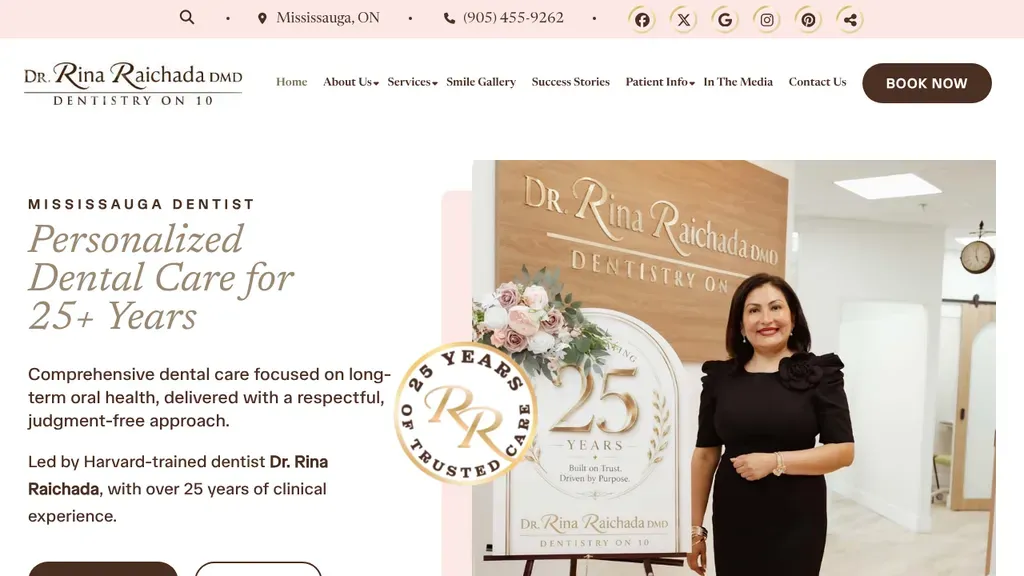 Dentistry On 10 sitio web