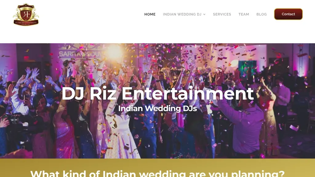 DJ Riz Entertainment sitio web
