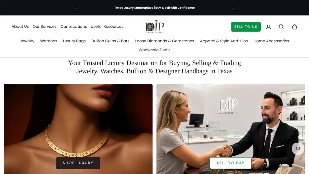 DJP Jewelers & Luxury Buyers sitio web