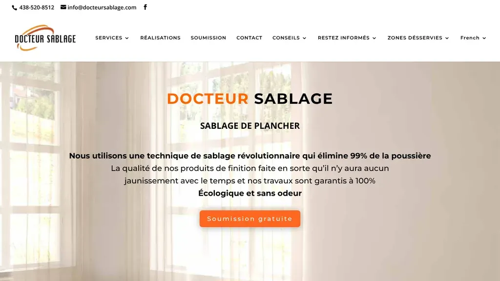 Docteur Sablage website