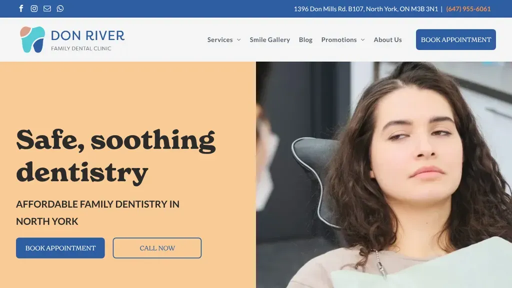 Don River Dental sitio web