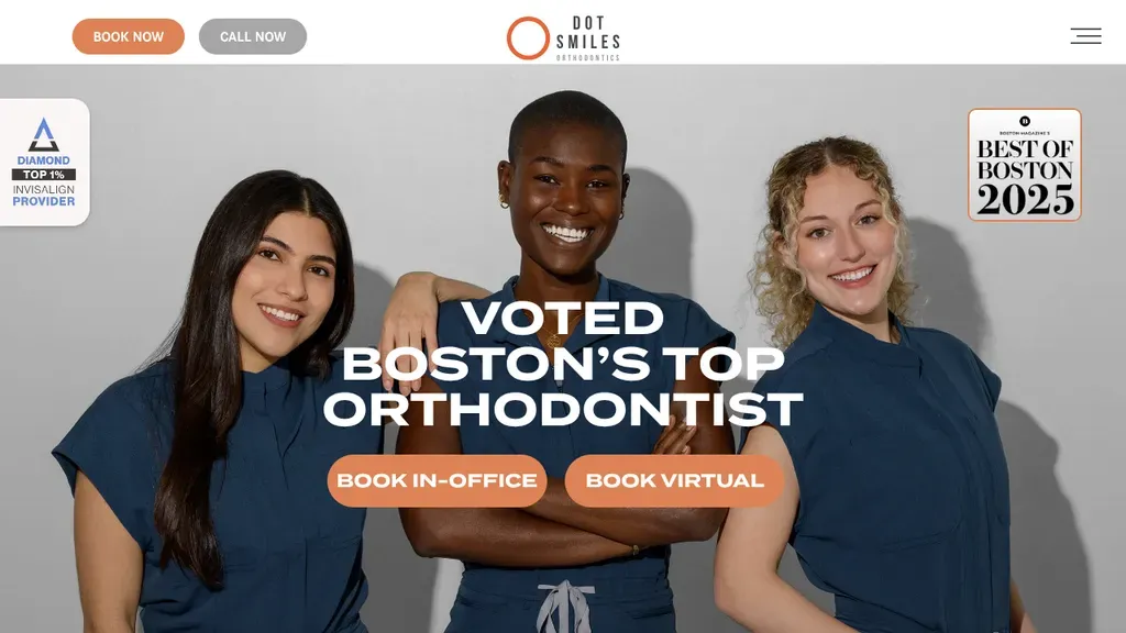 dotSmiles Orthodontics sitio web