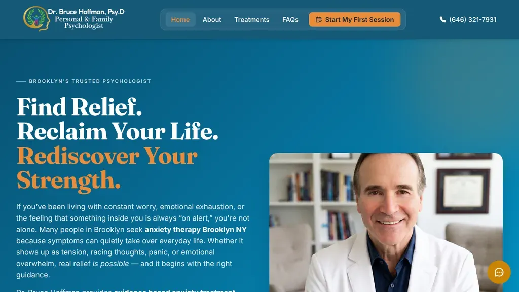 Dr. Bruce Hoffman Psychologist sitio web