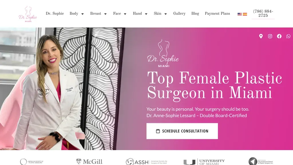 Dr. Sophie sitio web