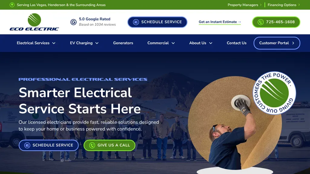 Eco Electric sitio web