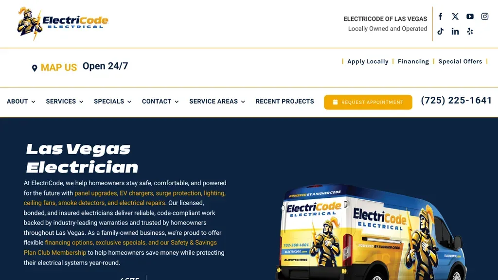 Electricode sitio web