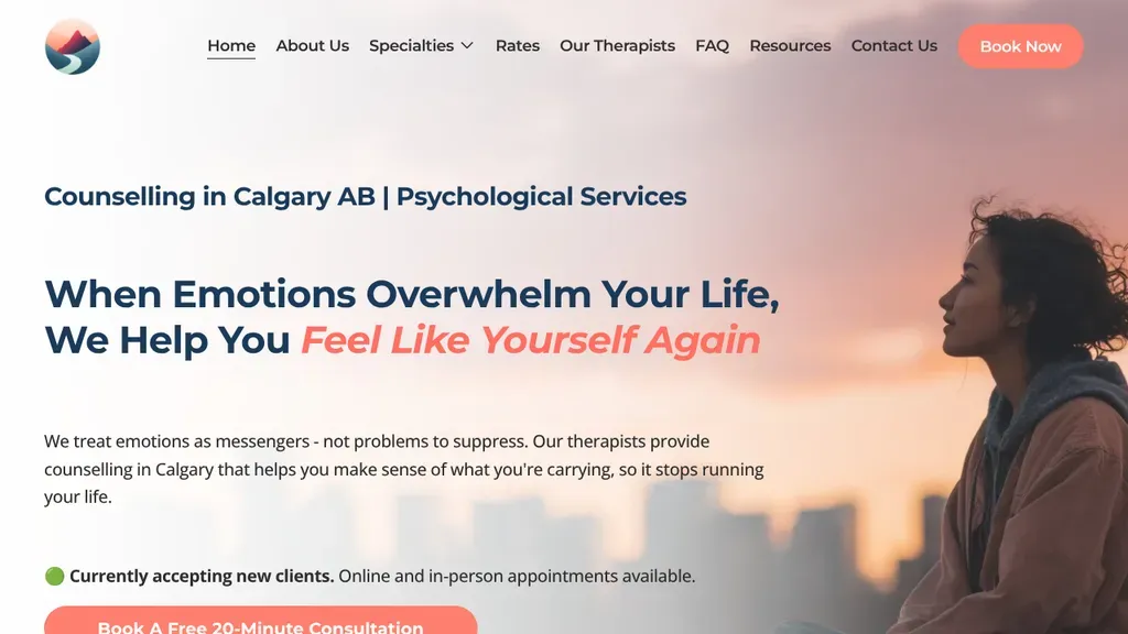 Emotions Therapy Calgary sitio web