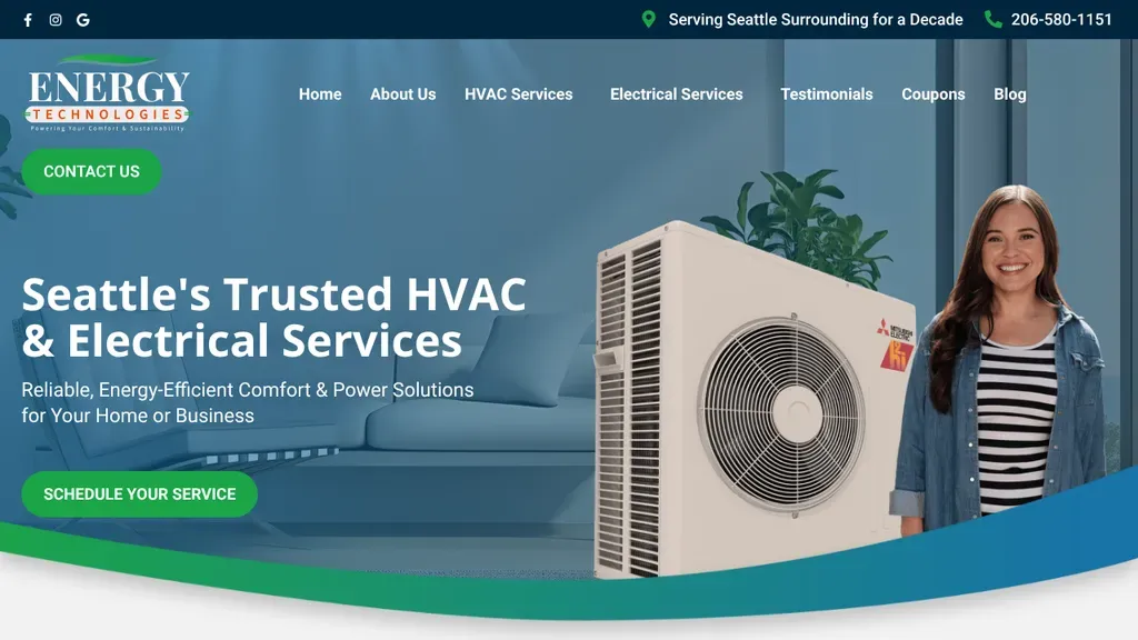 Energy Technologies sitio web
