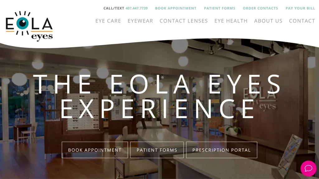 Eola Eyes sitio web