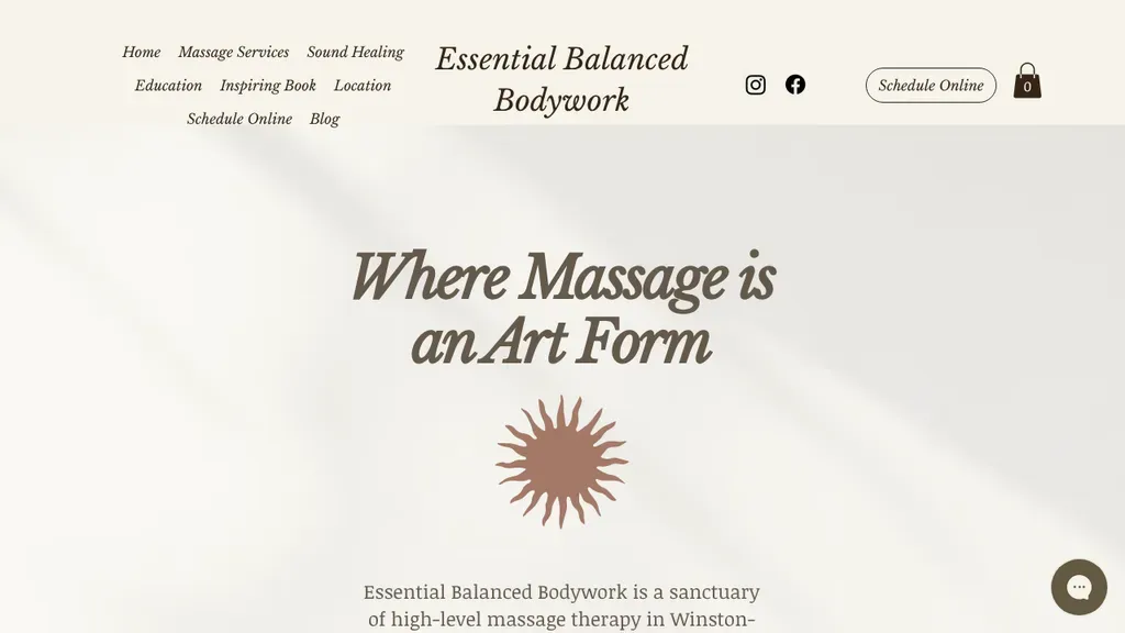 Essential Balanced Bodywork sitio web