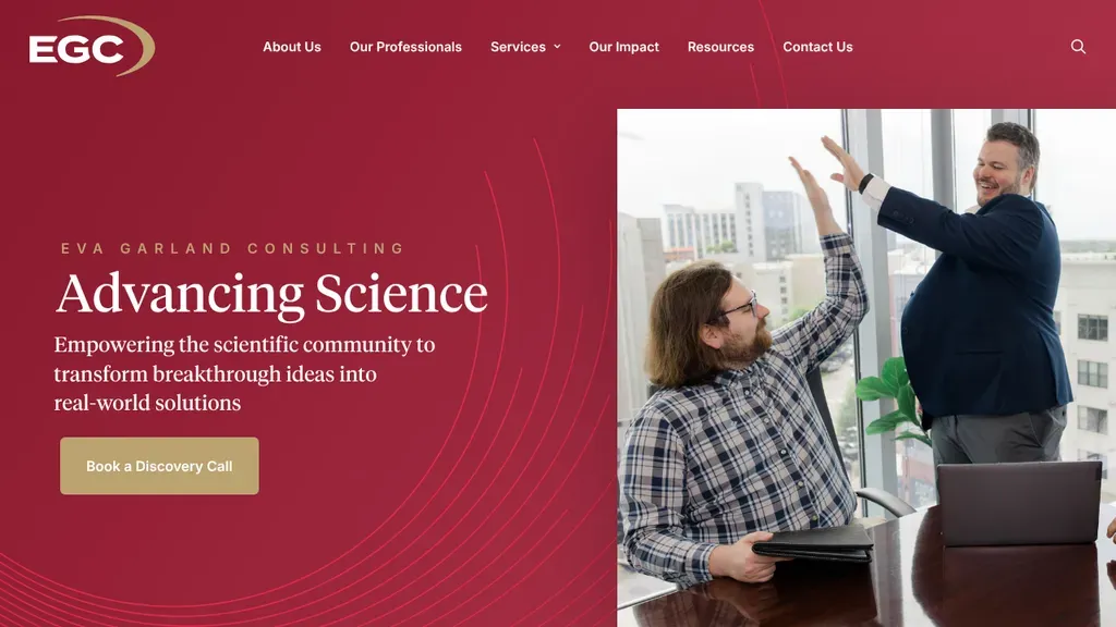 Eva Garland Consulting sitio web
