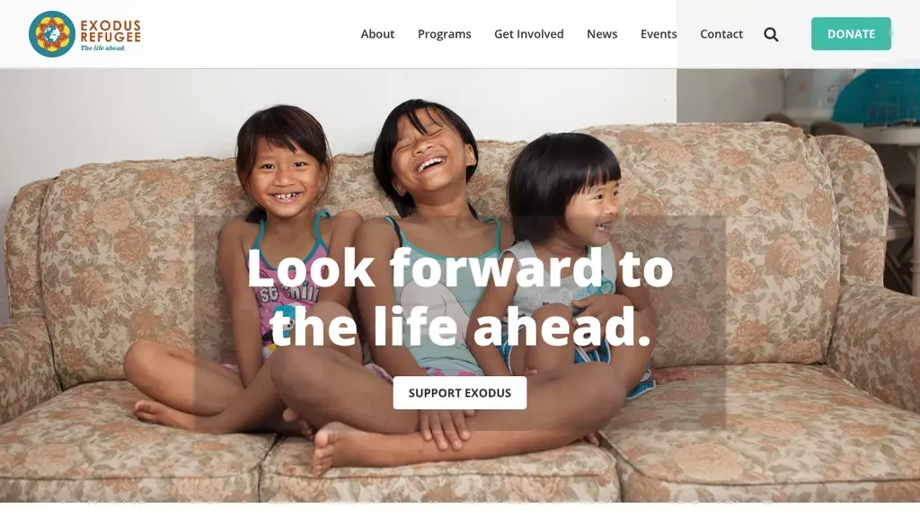 Exodus Refugee Immigration sitio web