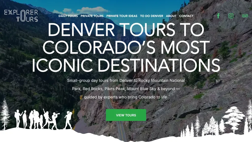Explorer Denver Tours sitio web