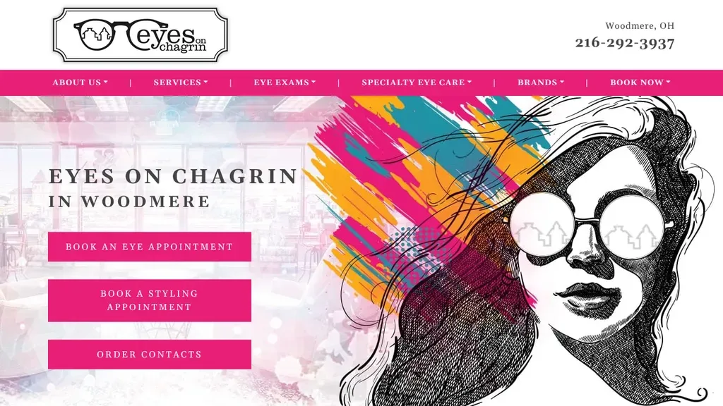 Eyes on Chagrin sitio web