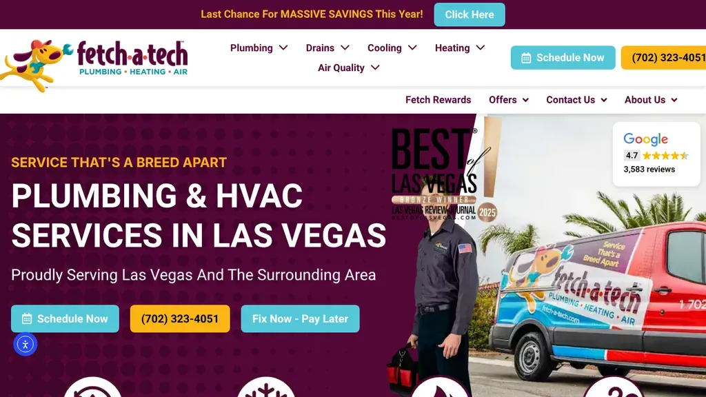 Fetch-A-Tech Plumbing Heating & Air sitio web