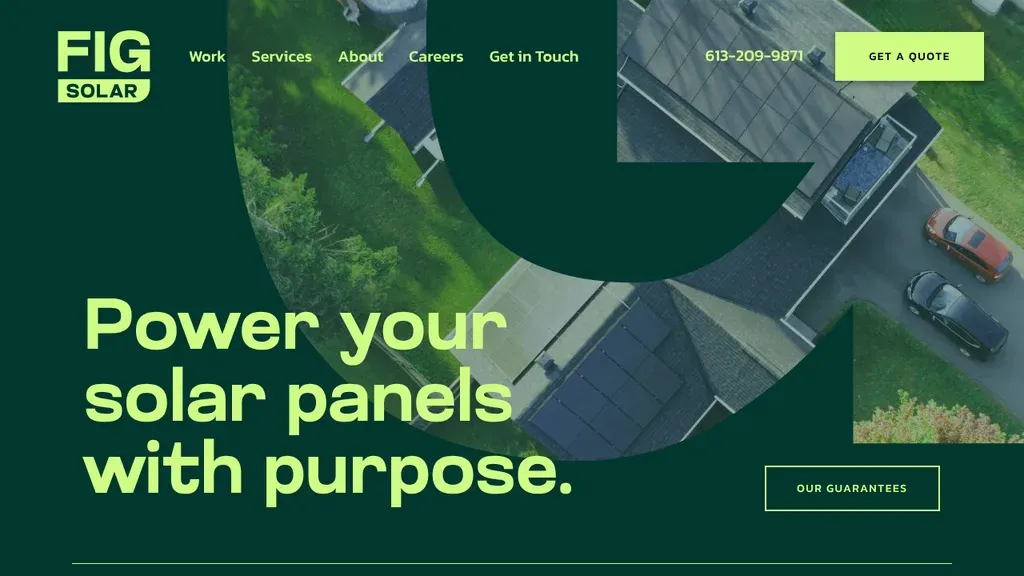 FIG Solar sitio web