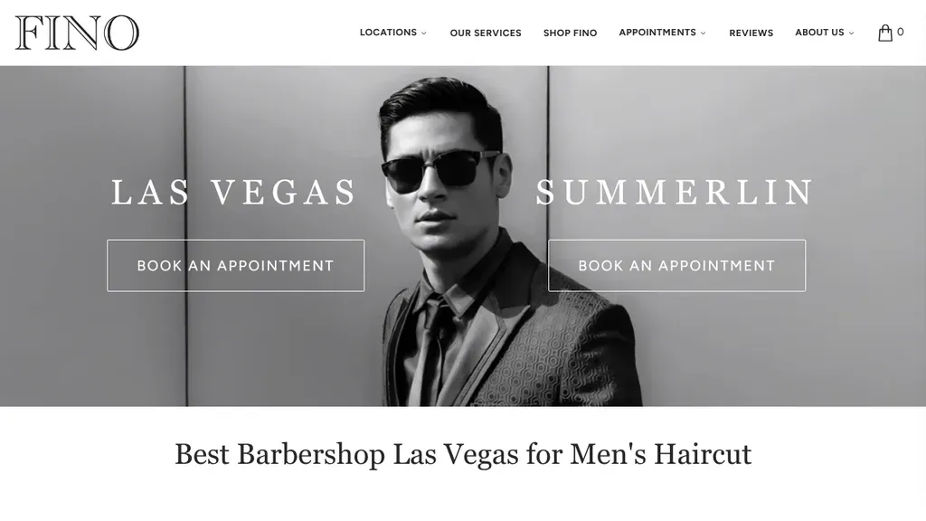 FINO for MEN website