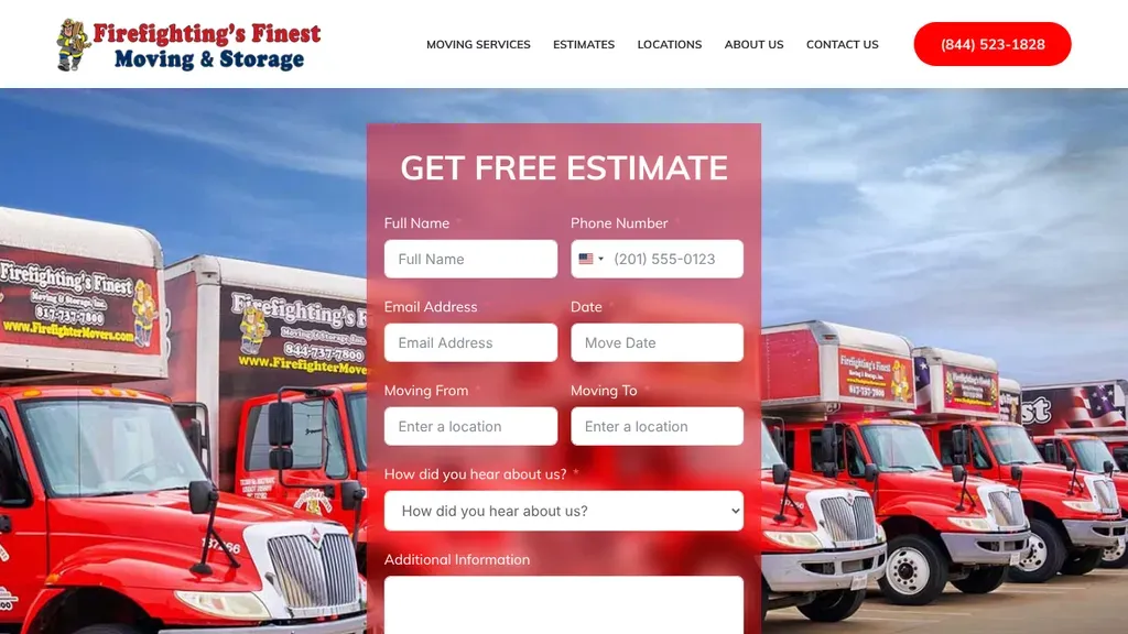 Firefighting's Finest Moving & Storage Dallas sitio web