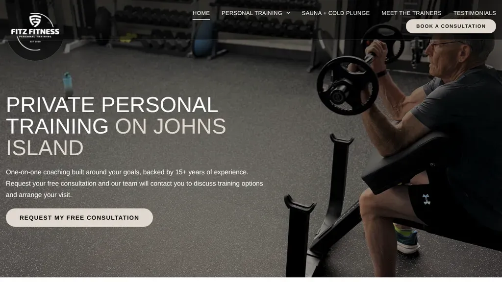 Fitz Fitness sitio web