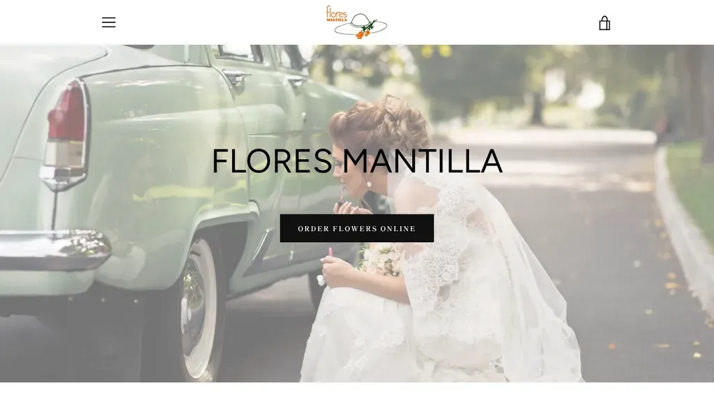 Flores Mantilla sitio web