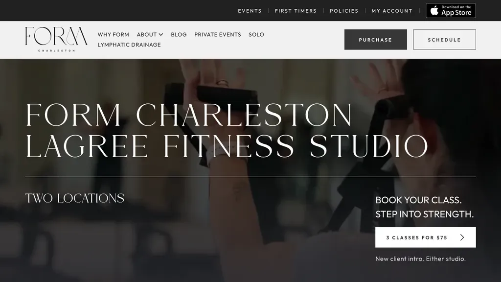 FORM Charleston sitio web