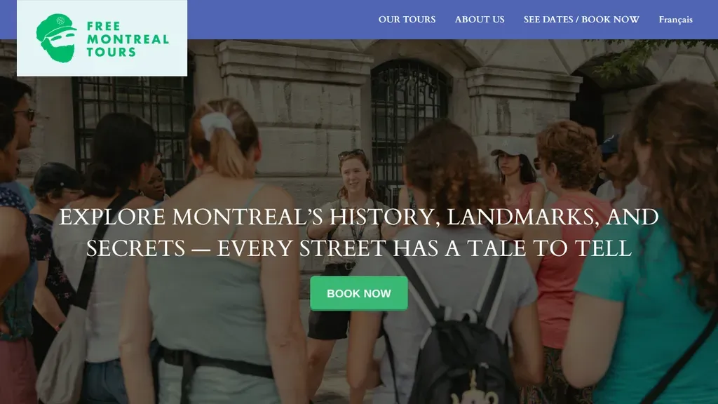 Free Montreal Tours sitio web