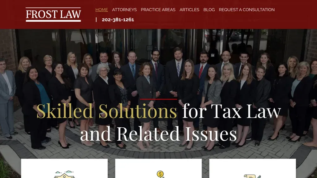 Frost Law sitio web
