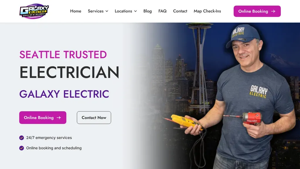 Galaxy Electric sitio web