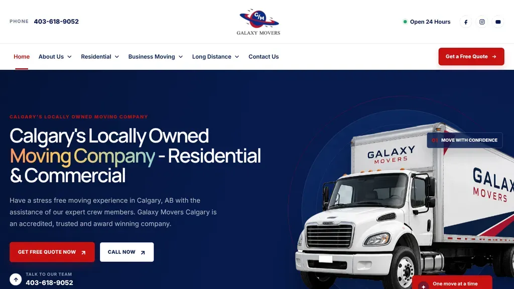 Galaxy Movers sitio web