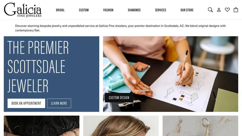 Galicia Fine Jewelers sitio web