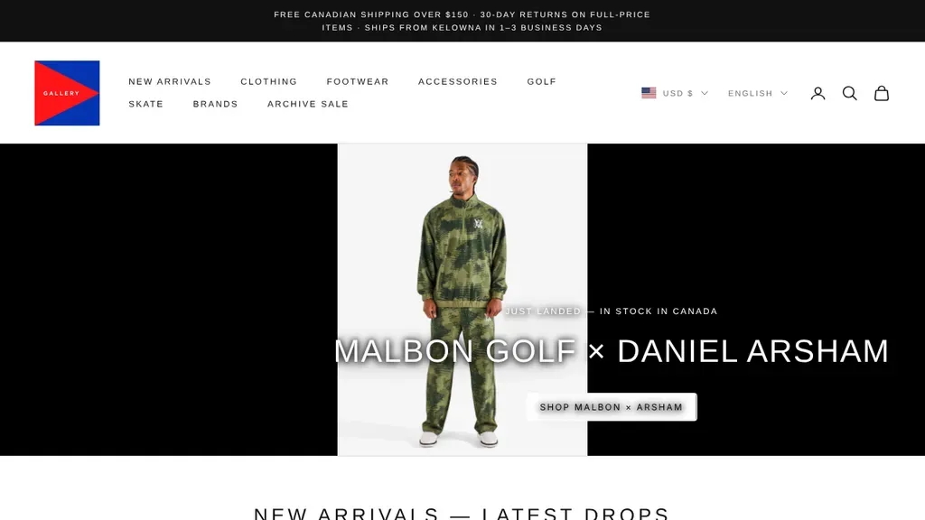GALLERY STREETWEAR sitio web