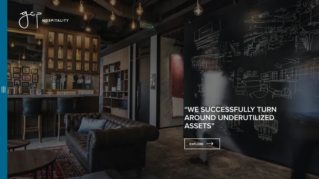 GCP Hospitality sitio web