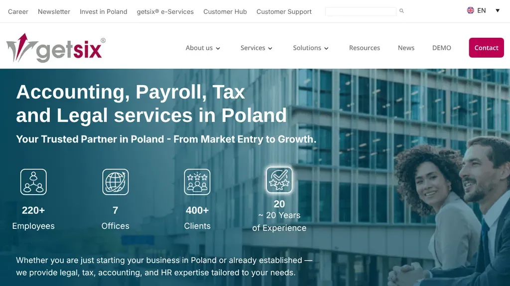 Getsix sitio web