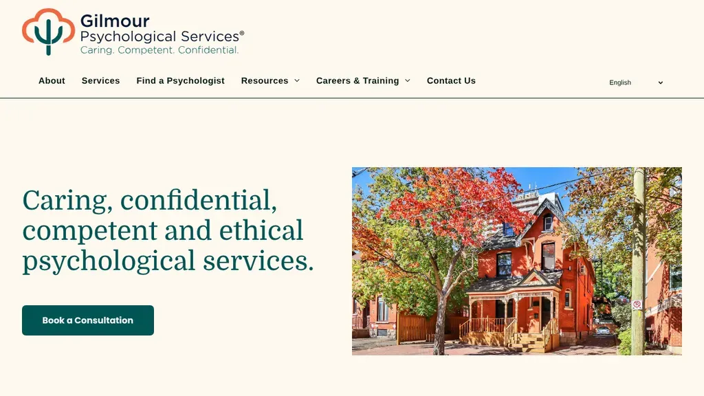 Gilmour Psychological Services sitio web