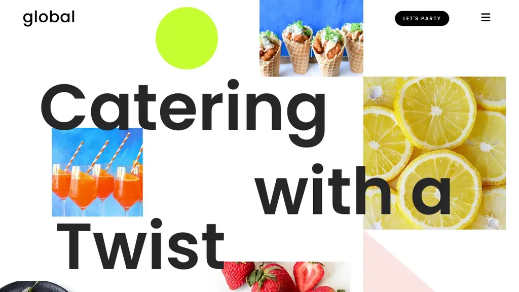 Global Gourmet Catering sitio web