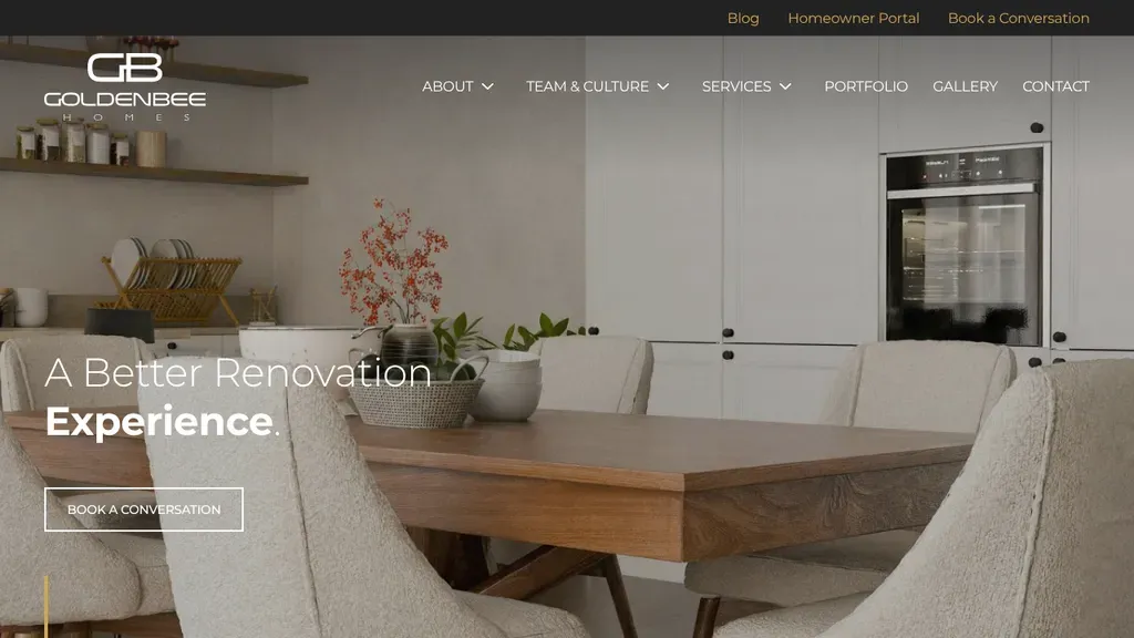 Golden Bee Homes sitio web