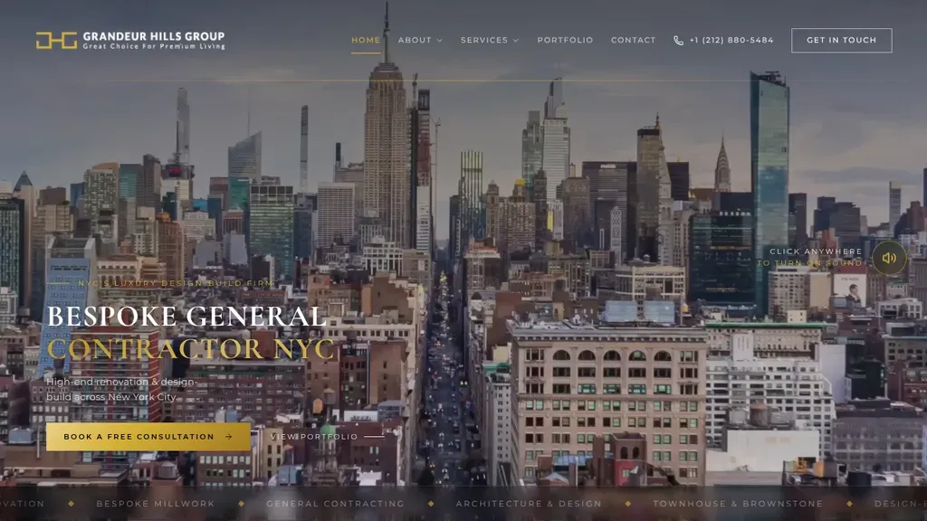 Grandeur Hills Group sitio web